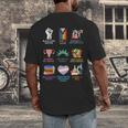 Ally Anti Trump Liberal BLM Love Is Love Banned Books Icons Men's Back Print T-Shirt