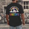 Anti Social Introvert Unicorn Lover Unicorns Men's Back Print T-Shirt