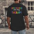 Audiobooks Are My Therapy Book Lover Audiobook Women Men's Back Print T-Shirt Audiobooks Are My Therapy Book Lover Audiobook Women Men's Back Print T-Shirt