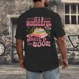 Author It's A Wonderful Day To Write A Book Men's Back Print T-Shirt