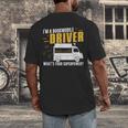 Awesome Bookmobile Driver What's Your Superpower Book Wagon Men's Back Print T-Shirt