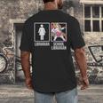 Back To School Library Unicorn Book Lover School Librarian Men's Back Print T-Shirt Back To School Library Unicorn Book Lover School Librarian Men's Back Print T-Shirt