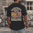 Backpacks Books And Big Dreams Cute Back To School Men's Back Print T-Shirt Backpacks Books And Big Dreams Cute Back To School Men's Back Print T-Shirt