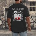 Bella Ciao Goodbye Beautiful Skull Book Of Dark Magic Occult Men's Back Print T-Shirt Bella Ciao Goodbye Beautiful Skull Book Of Dark Magic Occult Men's Back Print T-Shirt