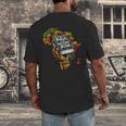The Bible Is Our History Book Roots African American Faith Men's Back Print T-Shirt