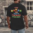 The BIBLE Yes That's The Book For Me Men's Back Print T-Shirt