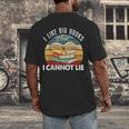 I Like Big Books Librarian Reading Teacher Book Lover Men's Back Print T-Shirt