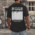 Birthday It's My 40th Birthday Guest Book Birthday Party Men's Back Print T-Shirt Birthday It's My 40th Birthday Guest Book Birthday Party Men's Back Print T-Shirt