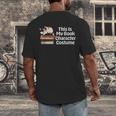 This Is My Book Character Costume Cat Men Women Kids Reading Men's Back Print T-Shirt