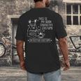 This Is My Book Character Costume Dog Reading a Book Men's Back Print T-Shirt This Is My Book Character Costume Dog Reading a Book Men's Back Print T-Shirt
