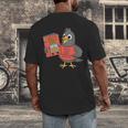 This Is My Book Character Costume- Pigeon Kids Reading Men's Back Print T-Shirt This Is My Book Character Costume- Pigeon Kids Reading Men's Back Print T-Shirt