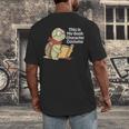 This Is My Book Character Costume Turtle Kids Reading Men's Back Print T-Shirt