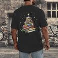 Book Christmas Tree Teacher Book Lover Crew Neck Modern Classic Christmas Small Short Sleeve -Adults -Kids Men's Back Print T-Shirt Book Christmas Tree Teacher Book Lover Crew Neck Modern Classic Christmas Small Short Sleeve -Adults -Kids Men's Back Print T-Shirt