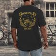 Book Club Since Reading Club EST 2024 Book Lover Social Club Men's Back Print T-Shirt