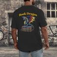 Book Dragon Mark Minson's Books Men's Back Print T-Shirt