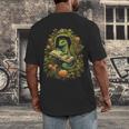 Book Dragon Reading Books Bookworm Fantasy Men's Back Print T-Shirt