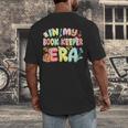 In My Book Keeper Era Librarian School Men's Back Print T-Shirt In My Book Keeper Era Librarian School Men's Back Print T-Shirt