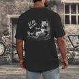 Book Lover Bear Cozy Reading Bear Graphic Bear Books Men's Back Print T-Shirt Book Lover Bear Cozy Reading Bear Graphic Bear Books Men's Back Print T-Shirt