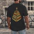 Book Lover Christmas Graphic For Librarians Men's Back Print T-Shirt