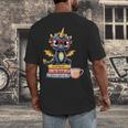 Book Lover Cute Baby Dragon Reading Men's Back Print T-Shirt Book Lover Cute Baby Dragon Reading Men's Back Print T-Shirt