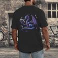 Book Lover Dragon Reading Cool Fantasy Women Girls Kids Men Men's Back Print T-Shirt Book Lover Dragon Reading Cool Fantasy Women Girls Kids Men Men's Back Print T-Shirt