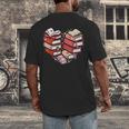 Book Lover Heart Shape Reading Librarian Valentine Men Women Men's Back Print T-Shirt Book Lover Heart Shape Reading Librarian Valentine Men Women Men's Back Print T-Shirt
