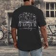 Book Lover Library Reading Bookish Literature Reader Men's Back Print T-Shirt