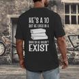 Book Lover Quotes Book Enthusiast Men's Back Print T-Shirt