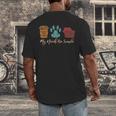 Book Lover Reader Coffee Dog Book My Needs Are Simple For Men Women Men's Back Print T-Shirt Book Lover Reader Coffee Dog Book My Needs Are Simple For Men Women Men's Back Print T-Shirt