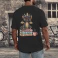 Book Lover Stay Weird Be Kind Read Books Baby Dragon Men's Back Print T-Shirt Book Lover Stay Weird Be Kind Read Books Baby Dragon Men's Back Print T-Shirt