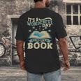 Book Lover Writer Author Men's Back Print T-Shirt Book Lover Writer Author Men's Back Print T-Shirt
