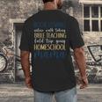 Book Loving Nature Walk Taking Bible Teaching Field Trip Men's Back Print T-Shirt Book Loving Nature Walk Taking Bible Teaching Field Trip Men's Back Print T-Shirt
