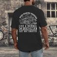Book Reading Grandma Book Lover Grandma Men's Back Print T-Shirt