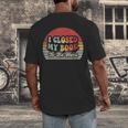 Book Shirt I Closed My Book To Be Here Nerdy Books Men's Back Print T-Shirt