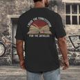 Book Vintage I Read The Constitution For The Articles Men's Back Print T-Shirt