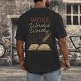 And Booked Afro Literary Pride Book Club Culture Men's Back Print T-Shirt And Booked Afro Literary Pride Book Club Culture Men's Back Print T-Shirt