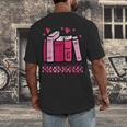 All Booked Read Book Reading Librarian Men Women Kids Men's Back Print T-Shirt