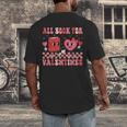 All Booked For Valentine Book Librarian Teacher Women Kids Men's Back Print T-Shirt All Booked For Valentine Book Librarian Teacher Women Kids Men's Back Print T-Shirt