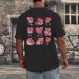 All Booked For Valentine Book Teacher Kids Girls Boys Men's Back Print T-Shirt