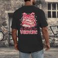 All Booked For Valentine Cute Pink Book Lover Aesthetic Men's Back Print T-Shirt All Booked For Valentine Cute Pink Book Lover Aesthetic Men's Back Print T-Shirt