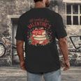 All Booked For Valentine's Book Lovers Romantic Readers Men's Back Print T-Shirt