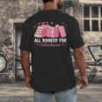 All Booked For Valentines Couple Bookworms Valentine’s Day Men's Back Print T-Shirt All Booked For Valentines Couple Bookworms Valentine’s Day Men's Back Print T-Shirt
