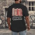 All Booked For Valentines Romantic Books Men's Back Print T-Shirt