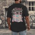 All Booked For Valentines Stacked Books Men's Back Print T-Shirt All Booked For Valentines Stacked Books Men's Back Print T-Shirt