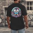 Bookish Penguin Heart A Readers Love Penguins Men's Back Print T-Shirt Bookish Penguin Heart A Readers Love Penguins Men's Back Print T-Shirt