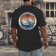 Bookmarks Are For Quitters Reader Read Book Reading Men's Back Print T-Shirt Bookmarks Are For Quitters Reader Read Book Reading Men's Back Print T-Shirt