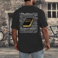 Books Of The Bible Men's Back Print T-Shirt Books Of The Bible Men's Back Print T-Shirt