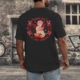 Books Are My Love Language Cupid Reading Book Valentines Day Men's Back Print T-Shirt Books Are My Love Language Cupid Reading Book Valentines Day Men's Back Print T-Shirt