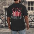 Books Are My Love Language Valentine Reads Bookish Club Men's Back Print T-Shirt Books Are My Love Language Valentine Reads Bookish Club Men's Back Print T-Shirt