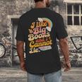 Books Reading Lover Bookworm Nerd Librarian Book Reader Men's Back Print T-Shirt